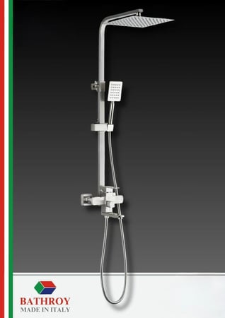 شاور مطري ايطالي لون كروم مطفي