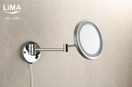 مراة حمام تثبت على الحائط