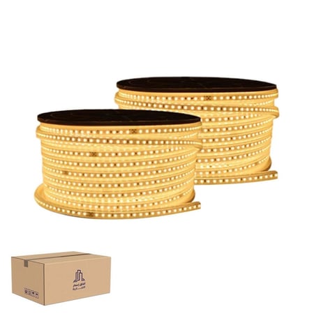 كرتون 2 لفه شريط لي زينة 50 متر ( strip light )