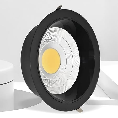 كشاف ضد التوهج كامل اسود مقاس 20 سم