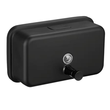 صبانه صابون ستانلس عريض لون اسود ORISA