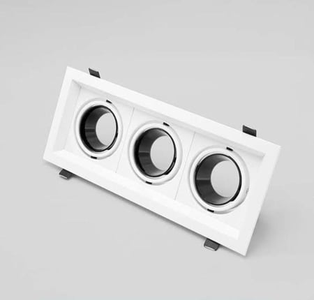 فريم مانع توهج المنيوم ثلاثي ( عريض ) مربع