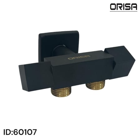 محبس زاوية مربع 1/2 بوصة لون اسود ORISA - 60107
