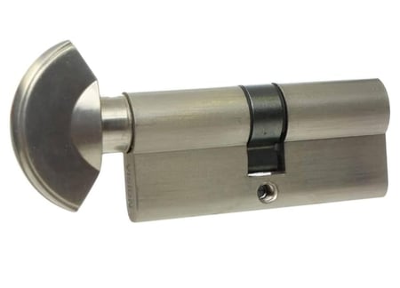 بكج 5 حبات سلندر حمام لون فضي + 3 مفتاح