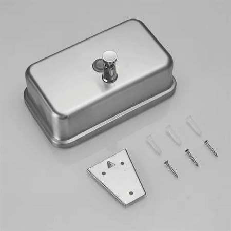 صبانه صابون ستانلس عريض لون كروم ORISA