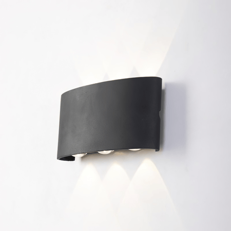 انارة جدارية سور 6 عدسه اتجاهين