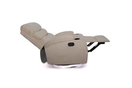 كرسي استرخاء مخمل – هزاز ودوار للراحة والدعم المثالي للقيمينق والجلسات الطويلة