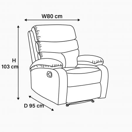 كرسي استرخاء رمادي