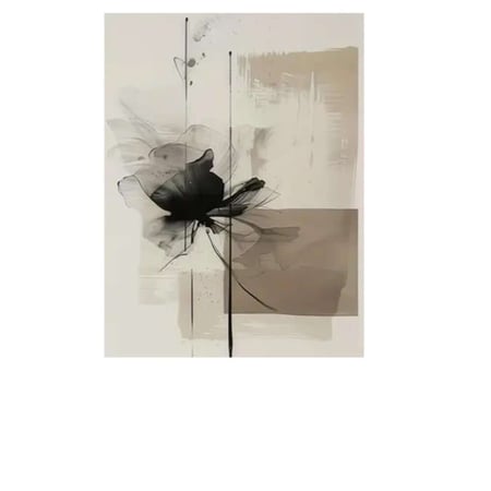 لوحه فنيه كانفس فن تجريدي