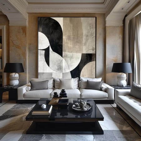 لوحة فني تجريدي