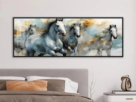 لوحات فنية للخيل (طباعة)