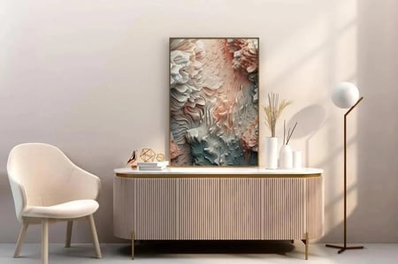 لوحة فنية كانفس بتصميم ثلاثي الأبعاد (طباعة)