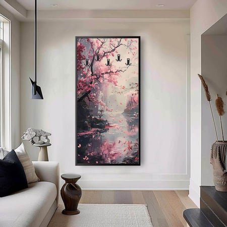 لوحة كانفس الهبة لتعليق الملابس