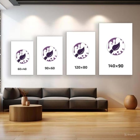 لوحة كانفس فن تجريدي