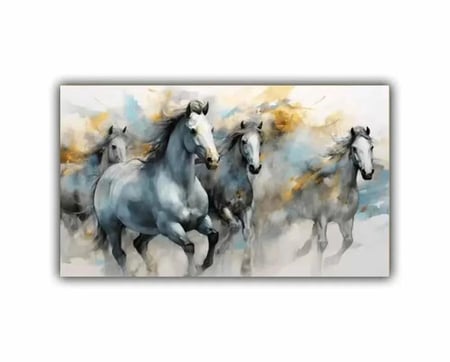 لوحات فنية للخيل (طباعة)