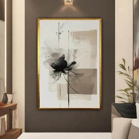 لوحه فنيه كانفس فن تجريدي