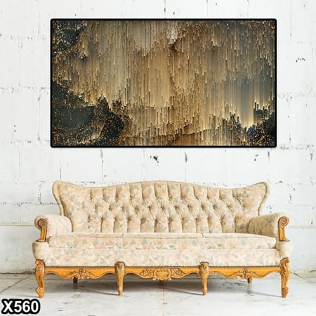 لوحة فن تجريدي (طباعة)