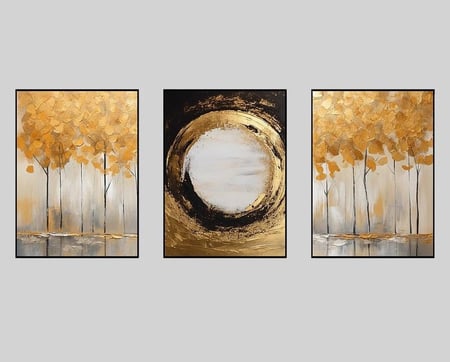 لوحة فنية كانفس ثلاثية (طباعة)