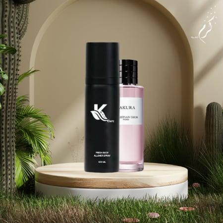 معطر جسم وشعر ساكورا ديور 100 مل برائحة أزهار الكرز من متجر كرم للعود