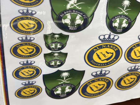 طباعة ستيكر UV DTF سماكة 3 ملم بالمتر