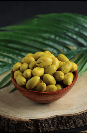 زيتون اخضر سلقيني مكسر