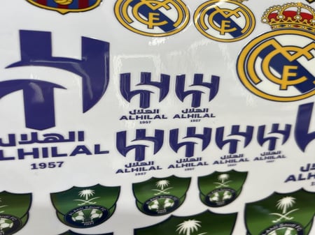 طباعة ستيكر UV DTF سماكة 3 ملم بالمتر