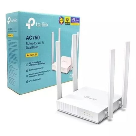 مقوي شبكة سلك قوة AC750 ماركة tplink