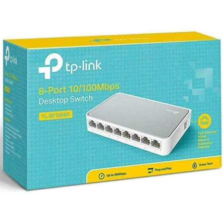 قسام شبكة 8 مخارج (tplink) 10/100mbps