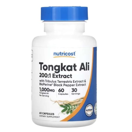 تونكات علي 1000 ملجم، 60 كبسولة من Nutricost‏