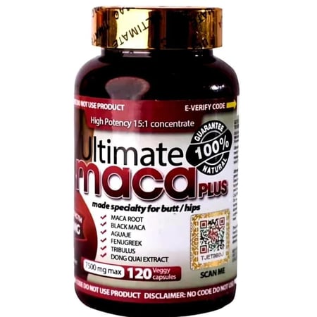 كبسولات ألتيميت ماكا الاصليه الامريكيه Ultimate Maca Pills Plus لتكبير