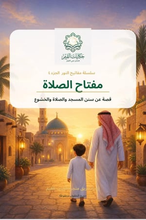 Pdf  (الجزء الرابع :مفتاح الصلاة) قصص تبين كيفية تطبيق السنن النبوية في حياتنا اليومية من سن ٨-١٧