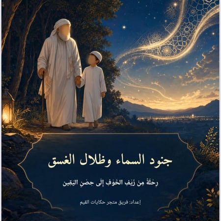 قصة pdf جنود من السماء وظلال الغسق قصة تعزز الإيمان بالملائكة للابناء من سن ١١-١٧