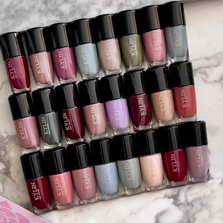 طلاءاظافرمناكير٢٤لون فاشن نيو