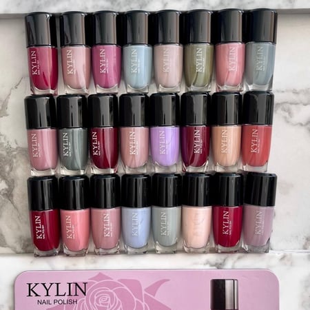 طلاءاظافرمناكير٢٤لون فاشن نيو