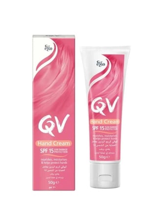 كريم لليدين مع عامل حماية شمس (+SPF15 ) خالي من العطور من كيوفي - 50 جم