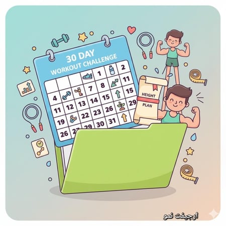 ثلاث قطع أرجيفت فوكس +خطة تمارين زيادة الطول 30 يوم