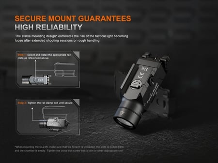 كشاف مسدس مع ليزر GL23R