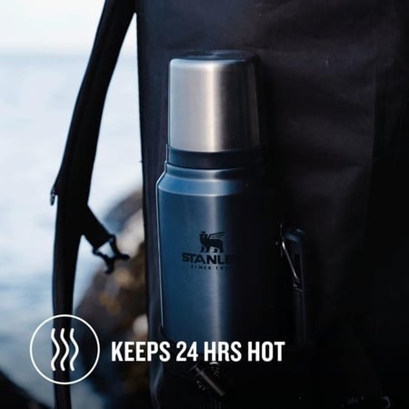 مطارة  حرارية ستانلس ستيل سعة 1 لتر من Stanley