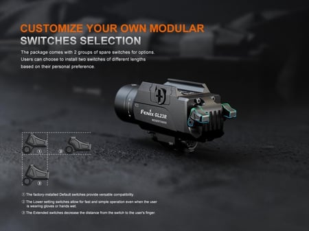 كشاف مسدس مع ليزر GL23R