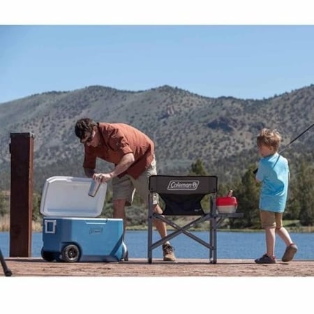 حافظة ثلج من كولمان سعة 58 لتر أزرق