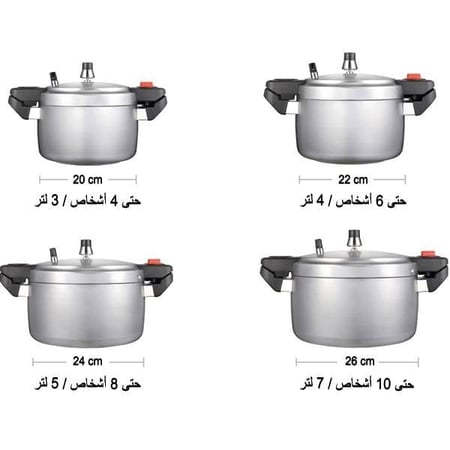 قدر ضغط كوري بي إن كاستد ألومنيوم 3 لتر
