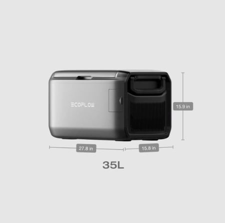 ثلاجة EcoFlow GLACIER Classic متنقلة – سعة 35 لتر/سعة 45 لتر