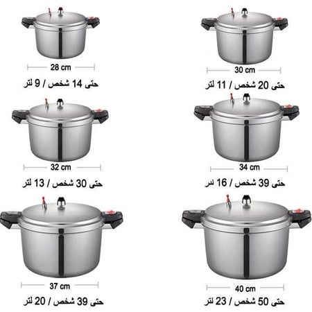 قدر ضغط كوري بي إن كاستد ألومنيوم 23 لتر