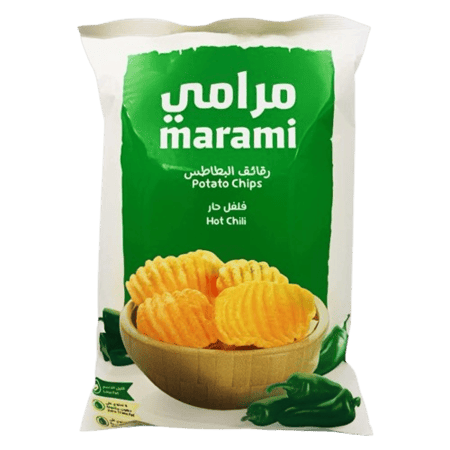 مرامي رقائق البطاطس نكهة فلفل حار100 جرام