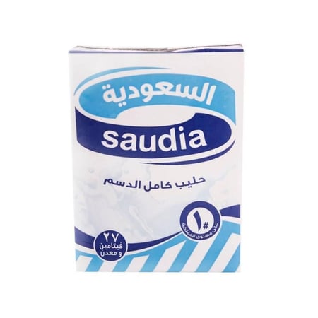 حليب السعودية كامل الدسم 200مل