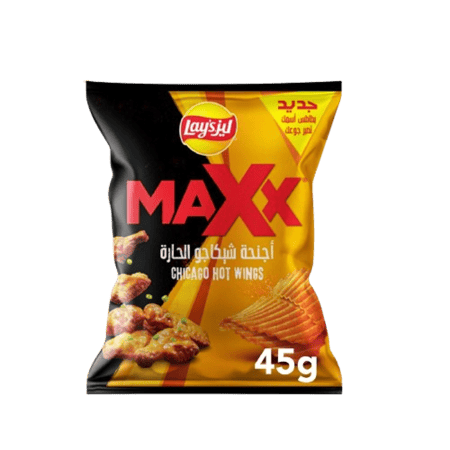 ماكس أجنحة دجاج حارة 45 جم -ليز