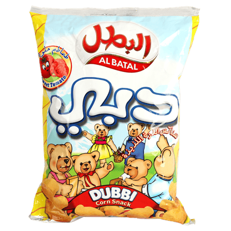 البطل دبي ذرة سناك طماطم حلوة 100جم