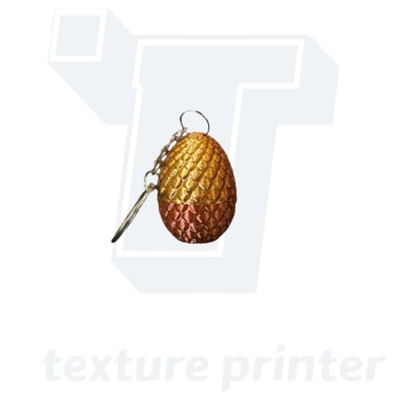 ميدالية بيضة دراجون صغيرة - mini dragon egg keychain