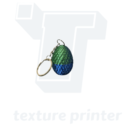 ميدالية بيضة دراجون صغيرة - mini dragon egg keychain