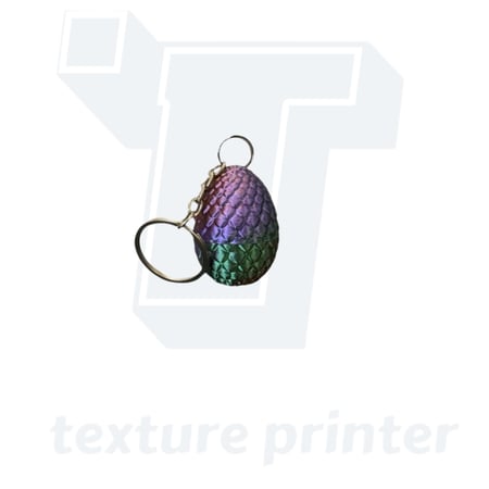 ميدالية بيضة دراجون صغيرة - mini dragon egg keychain